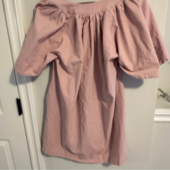 Tuckernuck Pomander Place Pink Purple Flutter Sleeve Mini Dress XS - Picture 8 of 12